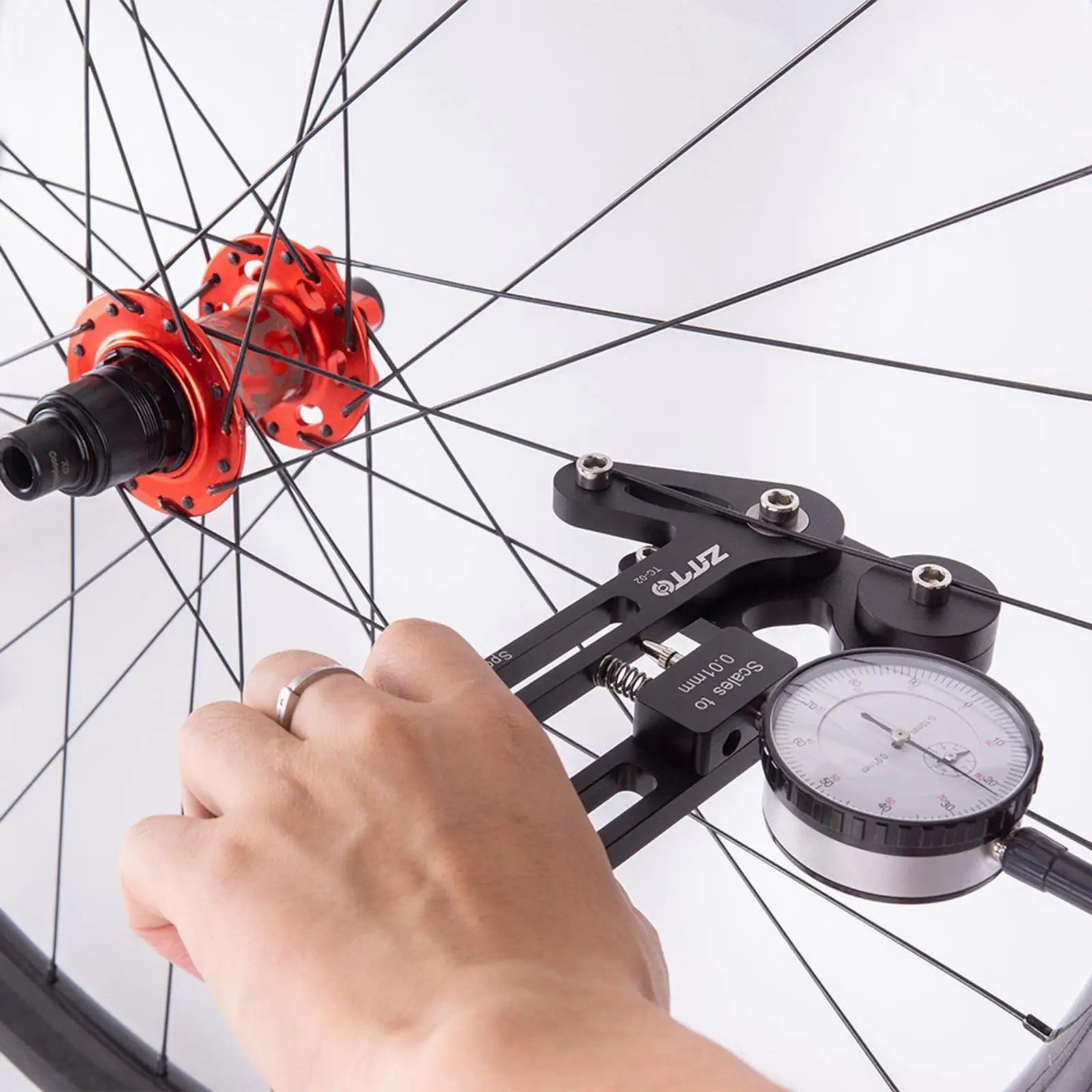 ZTTO TC-02 Bicycle Tension Meter Precision Spoke Checker Bike Wheel Builders Tool ZTTO TC-02 Bicycle Tension Meter Precision Spoke Checker Bike Wheel Builders Tool
